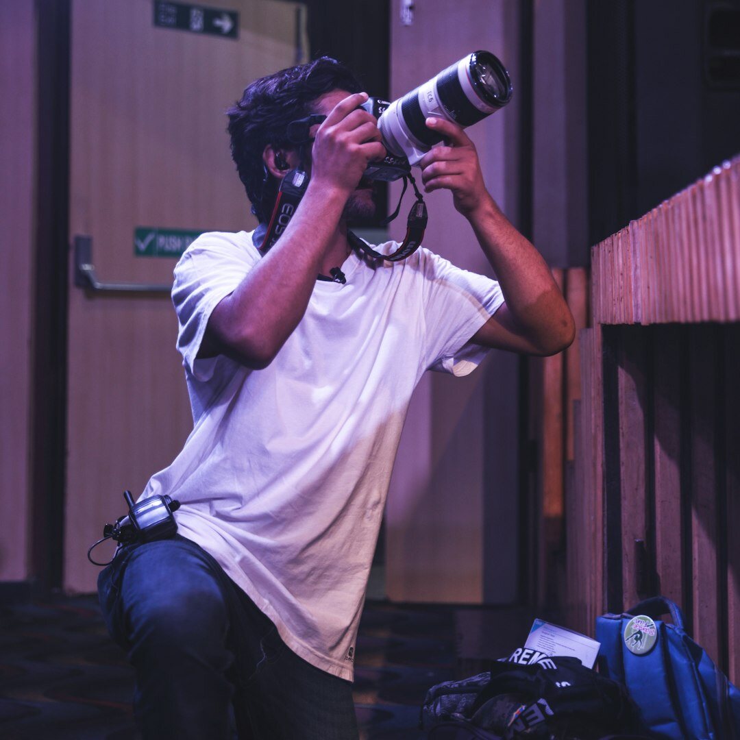 Professional Brazilian man instructor media production